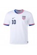 Forente Stater Christian Pulisic #10 Fotballdrakt Hjemme Klær Copa America 2024 Korte ermer